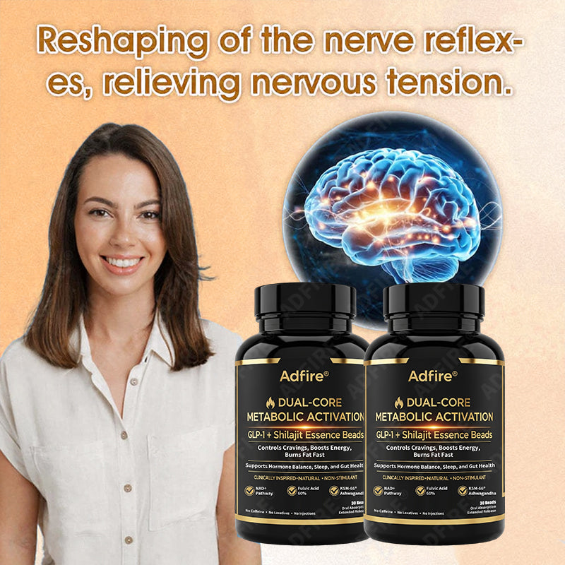 𝐀𝐝𝐟𝐢𝐫𝐞® 𝐆𝐋𝐏-𝟏 + 𝐒𝐡𝐢𝐥𝐚𝐣𝐢𝐭 𝐃𝐮𝐚𝐥-𝐂𝐨𝐫𝐞 𝐌𝐞𝐭𝐚𝐛𝐨𝐥𝐢𝐜 & 𝐑𝐞𝐬𝐭𝐨𝐫𝐚𝐭𝐢𝐨𝐧 𝐔𝐥𝐭𝐫𝐚-𝐂𝐨𝐧𝐜𝐞𝐧𝐭𝐫𝐚𝐭𝐞𝐝 𝐄𝐬𝐬𝐞𝐧𝐜𝐞 𝐁𝐞𝐚𝐝𝐬 — 𝐒𝐜𝐢𝐞𝐧𝐭𝐢𝐟𝐢𝐜 𝐅𝐚𝐭 𝐁𝐮𝐫𝐧 × 𝐇𝐞𝐫𝐛𝐚𝐥 𝐑𝐞𝐣𝐮𝐯𝐞𝐧𝐚𝐭𝐢𝐨𝐧, 𝐅𝐮𝐥𝐥𝐲 𝐀𝐜𝐭𝐢𝐯𝐚𝐭𝐢𝐧𝐠 𝐭𝐡𝐞 𝐁𝐨𝐝𝐲’𝐬 𝐌𝐞𝐭𝐚𝐛𝐨𝐥𝐢𝐜 𝐒𝐲𝐬𝐭𝐞𝐦 (✅ 𝐁𝐥𝐨𝐨𝐝 𝐒𝐮𝐠𝐚𝐫 𝐂𝐨𝐧𝐭𝐫𝐨𝐥, 𝐅𝐚𝐭 𝐋𝐨𝐬𝐬, 𝐇𝐞𝐚𝐫𝐭 𝐇𝐞𝐚𝐥𝐭𝐡, 𝐀𝐧𝐭𝐢-𝐀𝐠𝐢𝐧𝐠)