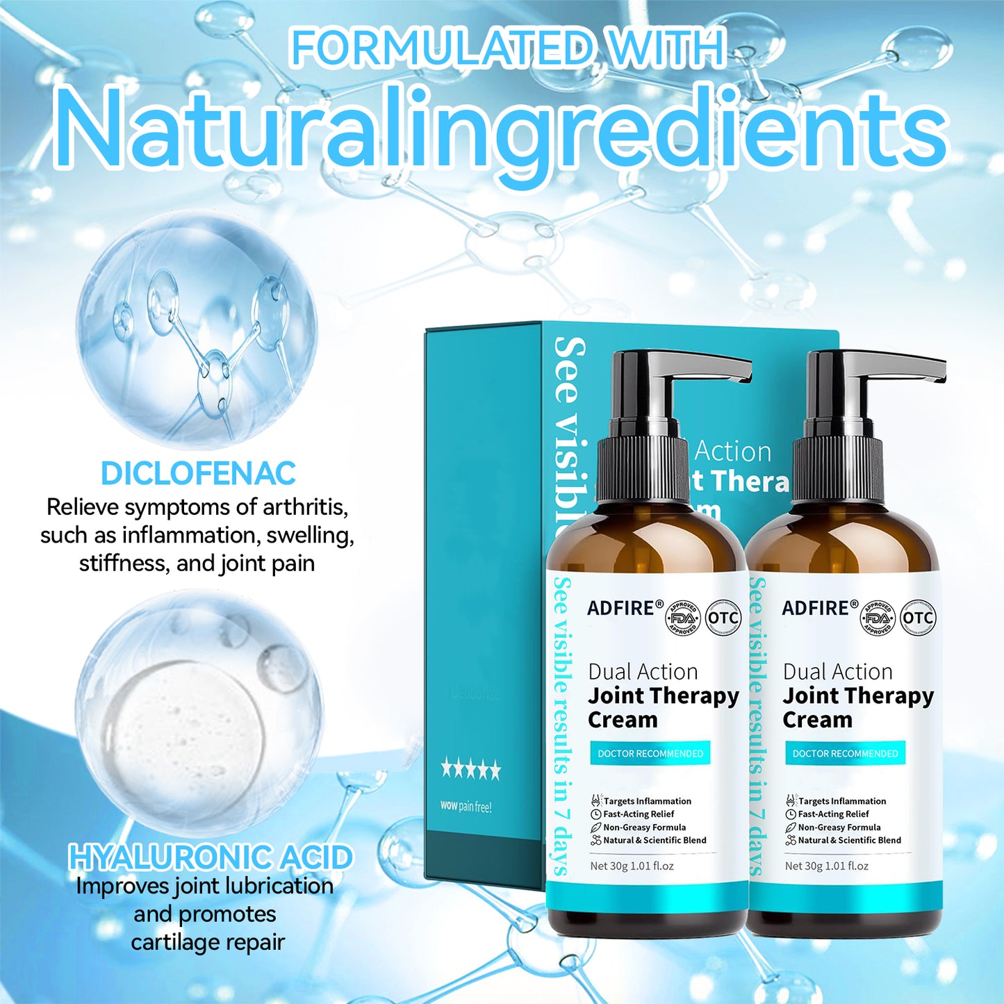 ADFIRE™ Dual Action Joint Therapy Cream