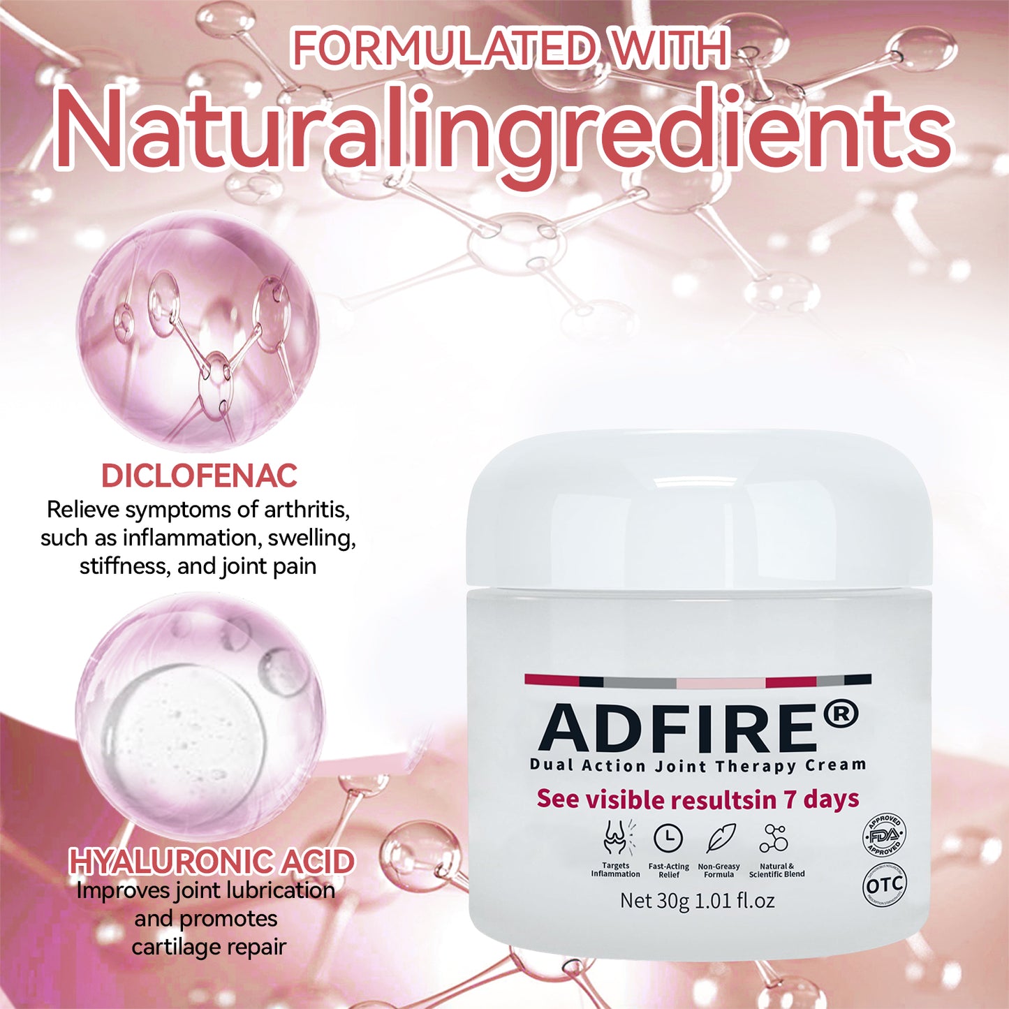 ADFIRE™ Dual Action Joint Therapy Cream