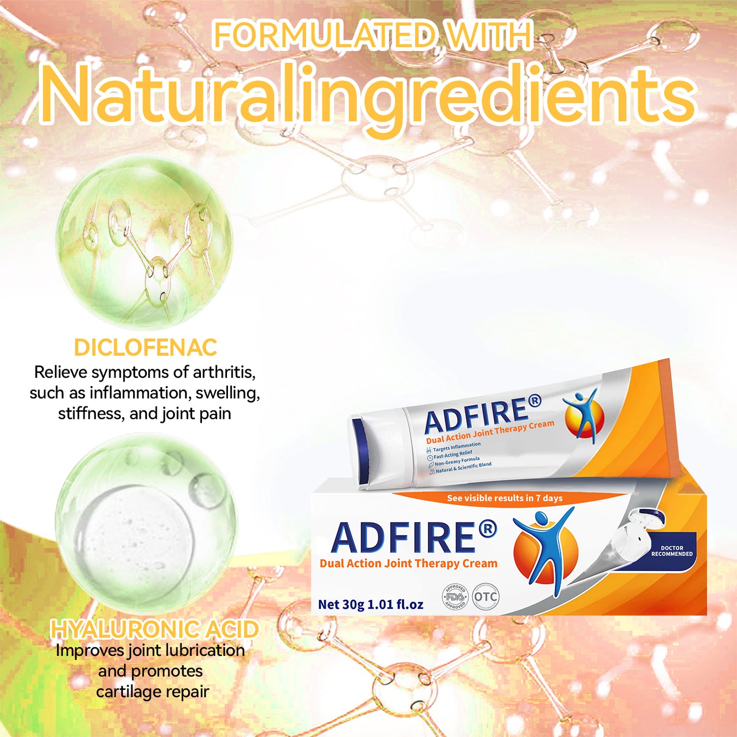 ADFIRE™ Dual Action Joint Therapy Cream