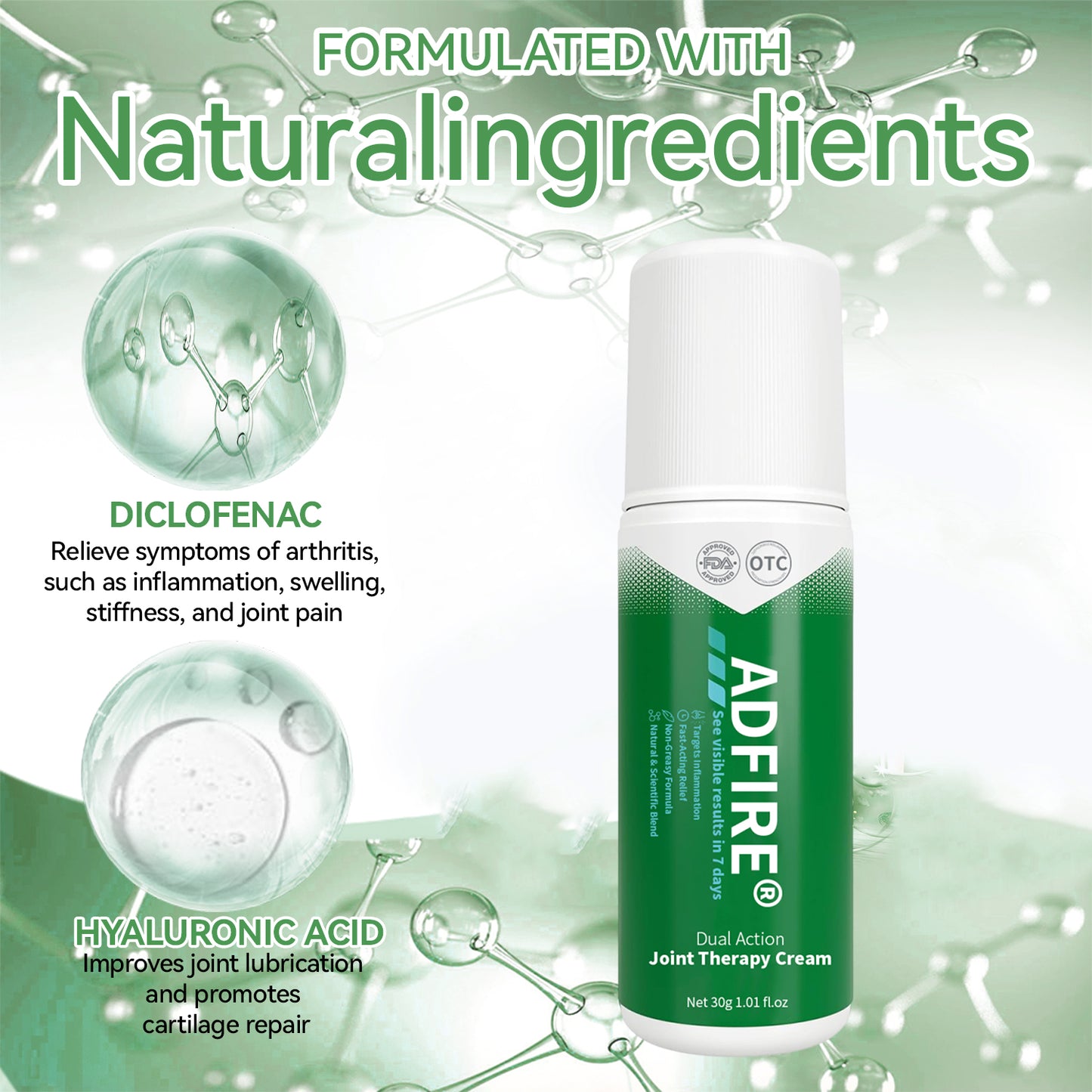 ADFIRE™ Dual Action Joint Therapy Cream