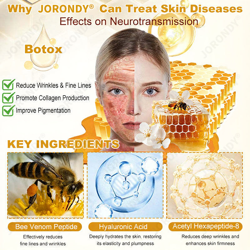 🐝 JORONDY® Bee Venom Senile Purpura Cream:Still struggling? Get a Second Box at an extra 30% Off – One for Home, One for On-the-Go!