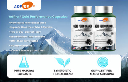 𝐀𝐝𝐟𝐢𝐫𝐞® 𝐆𝐨𝐥𝐝 𝐏𝐞𝐫𝐟𝐨𝐫𝐦𝐚𝐧𝐜𝐞 𝐂𝐚𝐩𝐬𝐮𝐥𝐞𝐬 — 𝐍𝐚𝐭𝐮𝐫𝐚𝐥 𝐒𝐢𝐳𝐞 & 𝐒𝐭𝐚𝐦𝐢𝐧𝐚 𝐄𝐧𝐡𝐚𝐧𝐜𝐞𝐫