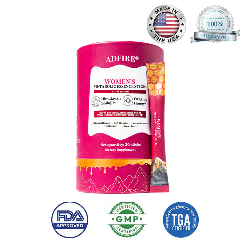 ADFIRE® BALANCE BURN BEAUTIFY WOMEN'S GLP-1+SHILAJIT+ ROYAL JELLY METABOLIC ESSENCE STICK