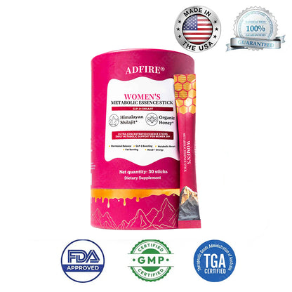 ADFIRE® BALANCE BURN BEAUTIFY WOMEN'S GLP-1+SHILAJIT+ ROYAL JELLY METABOLIC ESSENCE STICK