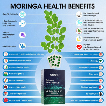 𝐀𝐝𝐟𝐢𝐫𝐞® 𝐆𝐋𝐏-𝟏 + 𝐒𝐡𝐢𝐥𝐚𝐣𝐢𝐭 𝐃𝐮𝐚𝐥-𝐂𝐨𝐫𝐞 𝐌𝐞𝐭𝐚𝐛𝐨𝐥𝐢𝐜 & 𝐑𝐞𝐬𝐭𝐨𝐫𝐚𝐭𝐢𝐨𝐧 𝐔𝐥𝐭𝐫𝐚-𝐂𝐨𝐧𝐜𝐞𝐧𝐭𝐫𝐚𝐭𝐞𝐝 𝐄𝐬𝐬𝐞𝐧𝐜𝐞 𝐁𝐞𝐚𝐝𝐬 — 𝐒𝐜𝐢𝐞𝐧𝐭𝐢𝐟𝐢𝐜 𝐅𝐚𝐭 𝐁𝐮𝐫𝐧 × 𝐇𝐞𝐫𝐛𝐚𝐥 𝐑𝐞𝐣𝐮𝐯𝐞𝐧𝐚𝐭𝐢𝐨𝐧, 𝐅𝐮𝐥𝐥𝐲 𝐀𝐜𝐭𝐢𝐯𝐚𝐭𝐢𝐧𝐠 𝐭𝐡𝐞 𝐁𝐨𝐝𝐲’𝐬 𝐌𝐞𝐭𝐚𝐛𝐨𝐥𝐢𝐜 𝐒𝐲𝐬𝐭𝐞𝐦 (✅ 𝐁𝐥𝐨𝐨𝐝 𝐒𝐮𝐠𝐚𝐫 𝐂𝐨𝐧𝐭𝐫𝐨𝐥, 𝐅𝐚𝐭 𝐋𝐨𝐬𝐬, 𝐇𝐞𝐚𝐫𝐭 𝐇𝐞𝐚𝐥𝐭𝐡, 𝐀𝐧𝐭𝐢-𝐀𝐠𝐢𝐧𝐠)