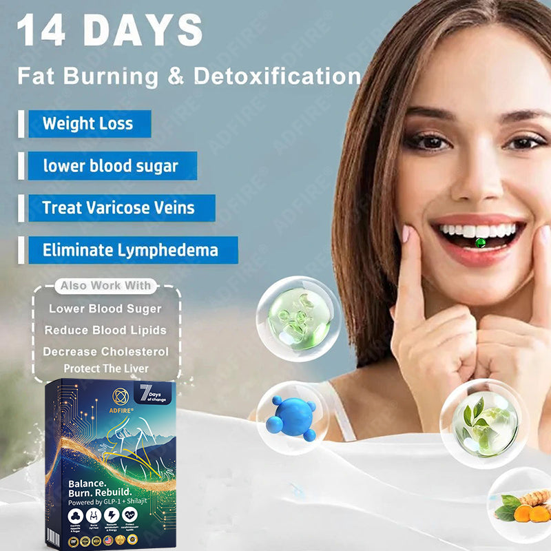 𝐀𝐝𝐟𝐢𝐫𝐞® 𝐆𝐋𝐏-𝟏 + 𝐒𝐡𝐢𝐥𝐚𝐣𝐢𝐭 𝐃𝐮𝐚𝐥-𝐂𝐨𝐫𝐞 𝐌𝐞𝐭𝐚𝐛𝐨𝐥𝐢𝐜 & 𝐑𝐞𝐬𝐭𝐨𝐫𝐚𝐭𝐢𝐨𝐧 𝐔𝐥𝐭𝐫𝐚-𝐂𝐨𝐧𝐜𝐞𝐧𝐭𝐫𝐚𝐭𝐞𝐝 𝐄𝐬𝐬𝐞𝐧𝐜𝐞 𝐁𝐞𝐚𝐝𝐬 — 𝐒𝐜𝐢𝐞𝐧𝐭𝐢𝐟𝐢𝐜 𝐅𝐚𝐭 𝐁𝐮𝐫𝐧 × 𝐇𝐞𝐫𝐛𝐚𝐥 𝐑𝐞𝐣𝐮𝐯𝐞𝐧𝐚𝐭𝐢𝐨𝐧, 𝐅𝐮𝐥𝐥𝐲 𝐀𝐜𝐭𝐢𝐯𝐚𝐭𝐢𝐧𝐠 𝐭𝐡𝐞 𝐁𝐨𝐝𝐲’𝐬 𝐌𝐞𝐭𝐚𝐛𝐨𝐥𝐢𝐜 𝐒𝐲𝐬𝐭𝐞𝐦 (✅ 𝐁𝐥𝐨𝐨𝐝 𝐒𝐮𝐠𝐚𝐫 𝐂𝐨𝐧𝐭𝐫𝐨𝐥, 𝐅𝐚𝐭 𝐋𝐨𝐬𝐬, 𝐇𝐞𝐚𝐫𝐭 𝐇𝐞𝐚𝐥𝐭𝐡, 𝐀𝐧𝐭𝐢-𝐀𝐠𝐢𝐧𝐠)