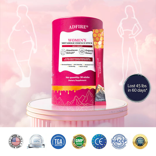 ADFIRE® BALANCE BURN BEAUTIFY WOMEN'S GLP-1+SHILAJIT+ ROYAL JELLY METABOLIC ESSENCE STICK