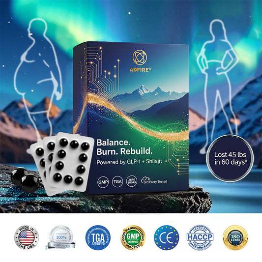 𝐀𝐝𝐟𝐢𝐫𝐞® 🔥𝐆𝐋𝐏-𝟏 + 𝐒𝐡𝐢𝐥𝐚𝐣𝐢𝐭 𝐃𝐮𝐚𝐥-𝐂𝐨𝐫𝐞 𝐌𝐞𝐭𝐚𝐛𝐨𝐥𝐢𝐜 & 𝐑𝐞𝐬𝐭𝐨𝐫𝐚𝐭𝐢𝐨𝐧 𝐔𝐥𝐭𝐫𝐚-𝐂𝐨𝐧𝐜𝐞𝐧𝐭𝐫𝐚𝐭𝐞𝐝 𝐄𝐬𝐬𝐞𝐧𝐜𝐞 𝐁𝐞𝐚𝐝𝐬 — 𝐒𝐜𝐢𝐞𝐧𝐭𝐢𝐟𝐢𝐜 𝐅𝐚𝐭 𝐁𝐮𝐫𝐧 × 𝐇𝐞𝐫𝐛𝐚𝐥 𝐑𝐞𝐣𝐮𝐯𝐞𝐧𝐚𝐭𝐢𝐨𝐧, 𝐅𝐮𝐥𝐥𝐲 𝐀𝐜𝐭𝐢𝐯𝐚𝐭𝐢𝐧𝐠 𝐭𝐡𝐞 𝐁𝐨𝐝𝐲’𝐬 𝐌𝐞𝐭𝐚𝐛𝐨𝐥𝐢𝐜 𝐒𝐲𝐬𝐭𝐞𝐦 (✅ 𝐁𝐥𝐨𝐨𝐝 𝐒𝐮𝐠𝐚𝐫 𝐂𝐨𝐧𝐭𝐫𝐨𝐥, 𝐅𝐚𝐭 𝐋𝐨𝐬𝐬, 𝐇𝐞𝐚𝐫𝐭 𝐇𝐞𝐚𝐥𝐭𝐡, 𝐀𝐧𝐭𝐢-𝐀𝐠𝐢𝐧𝐠)