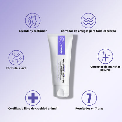 Crema antiarrugas Jorondy® para eliminar arrugas, reafirmar y blanquear la piel - ¡Última oferta!🔥 90 % de descuento.
