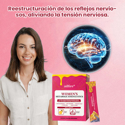 ADFIRE® BALANCE BURN BEAUTIFY ESENCIA METABÓLICA PARA MUJERES GLP-1 + SHILAJIT + JALEA REAL EN BARRA