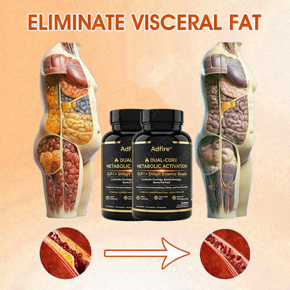 𝐀𝐝𝐟𝐢𝐫𝐞® 𝐆𝐋𝐏-𝟏 + 𝐒𝐡𝐢𝐥𝐚𝐣𝐢𝐭 𝐃𝐮𝐚𝐥-𝐂𝐨𝐫𝐞 𝐌𝐞𝐭𝐚𝐛𝐨𝐥𝐢𝐜 & 𝐑𝐞𝐬𝐭𝐨𝐫𝐚𝐭𝐢𝐨𝐧 𝐔𝐥𝐭𝐫𝐚-𝐂𝐨𝐧𝐜𝐞𝐧𝐭𝐫𝐚𝐭𝐞𝐝 𝐄𝐬𝐬𝐞𝐧𝐜𝐞 𝐁𝐞𝐚𝐝𝐬 — 𝐒𝐜𝐢𝐞𝐧𝐭𝐢𝐟𝐢𝐜 𝐅𝐚𝐭 𝐁𝐮𝐫𝐧 × 𝐇𝐞𝐫𝐛𝐚𝐥 𝐑𝐞𝐣𝐮𝐯𝐞𝐧𝐚𝐭𝐢𝐨𝐧, 𝐅𝐮𝐥𝐥𝐲 𝐀𝐜𝐭𝐢𝐯𝐚𝐭𝐢𝐧𝐠 𝐭𝐡𝐞 𝐁𝐨𝐝𝐲’𝐬 𝐌𝐞𝐭𝐚𝐛𝐨𝐥𝐢𝐜 𝐒𝐲𝐬𝐭𝐞𝐦 (✅ 𝐁𝐥𝐨𝐨𝐝 𝐒𝐮𝐠𝐚𝐫 𝐂𝐨𝐧𝐭𝐫𝐨𝐥, 𝐅𝐚𝐭 𝐋𝐨𝐬𝐬, 𝐇𝐞𝐚𝐫𝐭 𝐇𝐞𝐚𝐥𝐭𝐡, 𝐀𝐧𝐭𝐢-𝐀𝐠𝐢𝐧𝐠)
