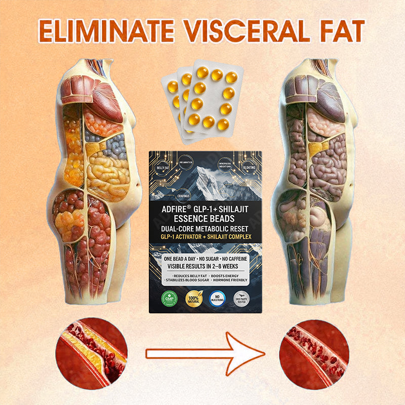𝐀𝐝𝐟𝐢𝐫𝐞® 𝐆𝐋𝐏-𝟏 + 𝐒𝐡𝐢𝐥𝐚𝐣𝐢𝐭 𝐃𝐮𝐚𝐥-𝐂𝐨𝐫𝐞 𝐌𝐞𝐭𝐚𝐛𝐨𝐥𝐢𝐜 & 𝐑𝐞𝐬𝐭𝐨𝐫𝐚𝐭𝐢𝐨𝐧 𝐔𝐥𝐭𝐫𝐚-𝐂𝐨𝐧𝐜𝐞𝐧𝐭𝐫𝐚𝐭𝐞𝐝 𝐄𝐬𝐬𝐞𝐧𝐜𝐞 𝐁𝐞𝐚𝐝𝐬 — 𝐒𝐜𝐢𝐞𝐧𝐭𝐢𝐟𝐢𝐜 𝐅𝐚𝐭 𝐁𝐮𝐫𝐧 × 𝐇𝐞𝐫𝐛𝐚𝐥 𝐑𝐞𝐣𝐮𝐯𝐞𝐧𝐚𝐭𝐢𝐨𝐧, 𝐅𝐮𝐥𝐥𝐲 𝐀𝐜𝐭𝐢𝐯𝐚𝐭𝐢𝐧𝐠 𝐭𝐡𝐞 𝐁𝐨𝐝𝐲’𝐬 𝐌𝐞𝐭𝐚𝐛𝐨𝐥𝐢𝐜 𝐒𝐲𝐬𝐭𝐞𝐦 (✅ 𝐁𝐥𝐨𝐨𝐝 𝐒𝐮𝐠𝐚𝐫 𝐂𝐨𝐧𝐭𝐫𝐨𝐥, 𝐅𝐚𝐭 𝐋𝐨𝐬𝐬, 𝐇𝐞𝐚𝐫𝐭 𝐇𝐞𝐚𝐥𝐭𝐡, 𝐀𝐧𝐭𝐢-𝐀𝐠𝐢𝐧𝐠)