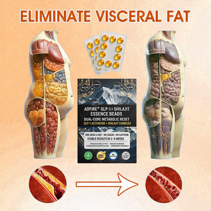 𝐀𝐝𝐟𝐢𝐫𝐞® 𝐆𝐋𝐏-𝟏 + 𝐒𝐡𝐢𝐥𝐚𝐣𝐢𝐭 𝐃𝐮𝐚𝐥-𝐂𝐨𝐫𝐞 𝐌𝐞𝐭𝐚𝐛𝐨𝐥𝐢𝐜 & 𝐑𝐞𝐬𝐭𝐨𝐫𝐚𝐭𝐢𝐨𝐧 𝐔𝐥𝐭𝐫𝐚-𝐂𝐨𝐧𝐜𝐞𝐧𝐭𝐫𝐚𝐭𝐞𝐝 𝐄𝐬𝐬𝐞𝐧𝐜𝐞 𝐁𝐞𝐚𝐝𝐬 — 𝐒𝐜𝐢𝐞𝐧𝐭𝐢𝐟𝐢𝐜 𝐅𝐚𝐭 𝐁𝐮𝐫𝐧 × 𝐇𝐞𝐫𝐛𝐚𝐥 𝐑𝐞𝐣𝐮𝐯𝐞𝐧𝐚𝐭𝐢𝐨𝐧, 𝐅𝐮𝐥𝐥𝐲 𝐀𝐜𝐭𝐢𝐯𝐚𝐭𝐢𝐧𝐠 𝐭𝐡𝐞 𝐁𝐨𝐝𝐲’𝐬 𝐌𝐞𝐭𝐚𝐛𝐨𝐥𝐢𝐜 𝐒𝐲𝐬𝐭𝐞𝐦 (✅ 𝐁𝐥𝐨𝐨𝐝 𝐒𝐮𝐠𝐚𝐫 𝐂𝐨𝐧𝐭𝐫𝐨𝐥, 𝐅𝐚𝐭 𝐋𝐨𝐬𝐬, 𝐇𝐞𝐚𝐫𝐭 𝐇𝐞𝐚𝐥𝐭𝐡, 𝐀𝐧𝐭𝐢-𝐀𝐠𝐢𝐧𝐠)