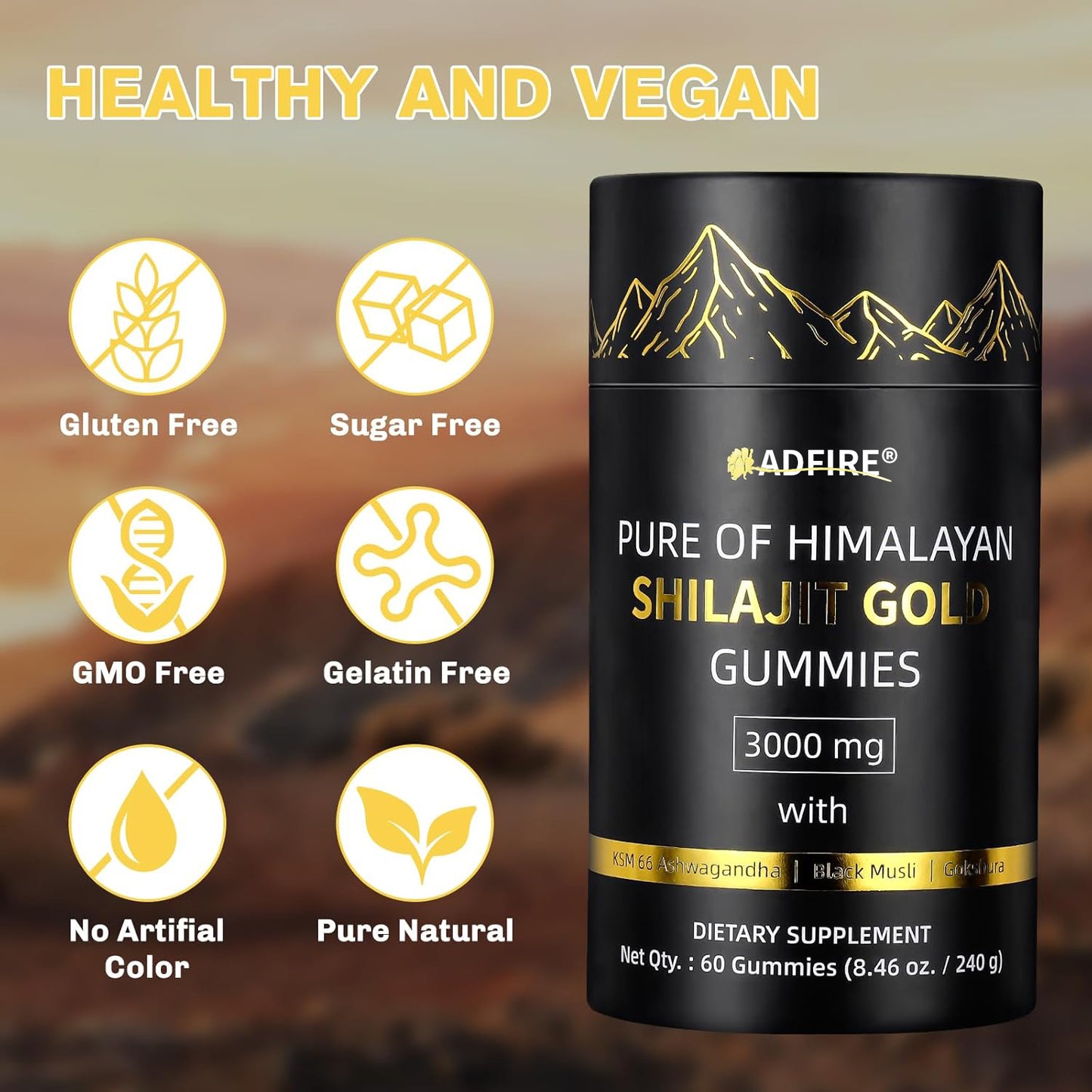 𝐀𝐝f𝐢𝐫𝐞® 𝐆𝐨𝐥𝐝 𝐏𝐞𝐫𝐟𝐨𝐫𝐦𝐚𝐧𝐜𝐞 𝐆𝐮𝐦𝐦𝐢𝐞𝐬 — 𝐍𝐚𝐭𝐮𝐫𝐚𝐥 𝐒𝐢𝐳𝐞 & 𝐒𝐭𝐚𝐦𝐢𝐧𝐚 𝐄𝐧𝐡𝐚𝐧𝐜𝐞𝐫 𝐟𝐨𝐫 𝐌𝐞𝐧
