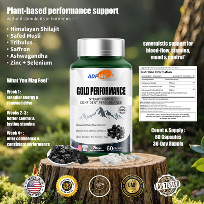 𝐀𝐝𝐟𝐢𝐫𝐞® 𝐆𝐨𝐥𝐝 𝐏𝐞𝐫𝐟𝐨𝐫𝐦𝐚𝐧𝐜𝐞 𝐂𝐚𝐩𝐬𝐮𝐥𝐞𝐬 — 𝐍𝐚𝐭𝐮𝐫𝐚𝐥 𝐒𝐢𝐳𝐞 & 𝐒𝐭𝐚𝐦𝐢𝐧𝐚 𝐄𝐧𝐡𝐚𝐧𝐜𝐞𝐫