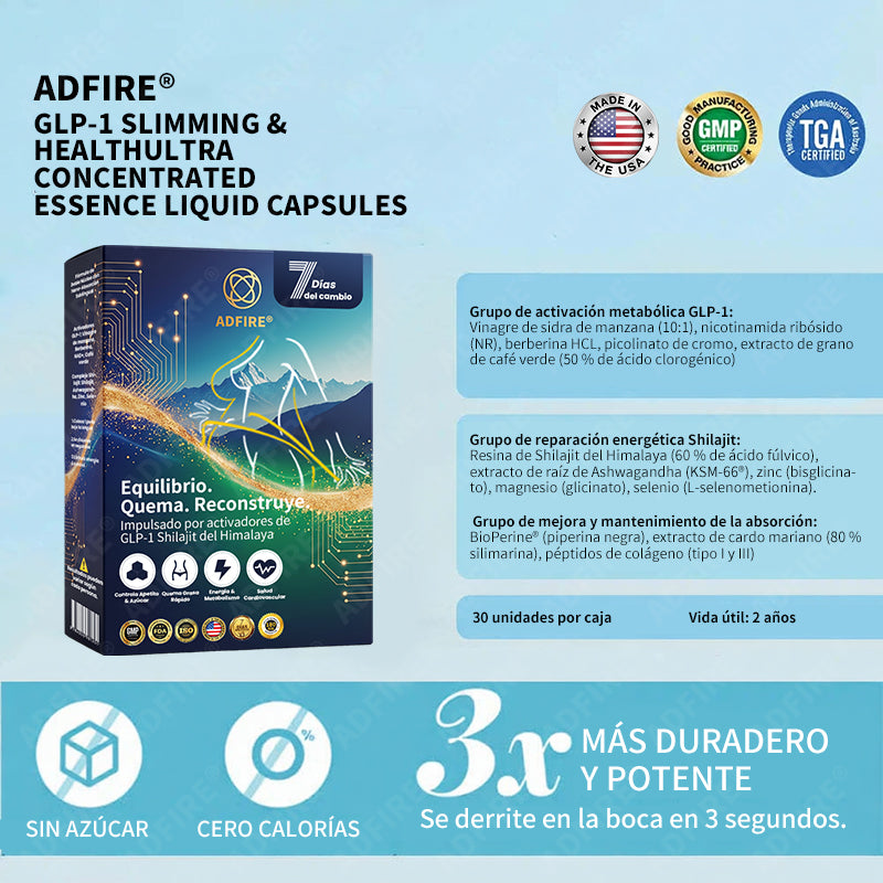 Controla tu apetito en minutos · Pierde 42 lbs en 60 días · 100% Natural