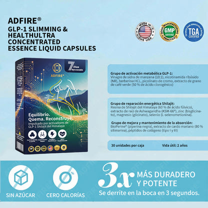 Controla tu apetito en minutos · Pierde 42 lbs en 60 días · 100% Natural