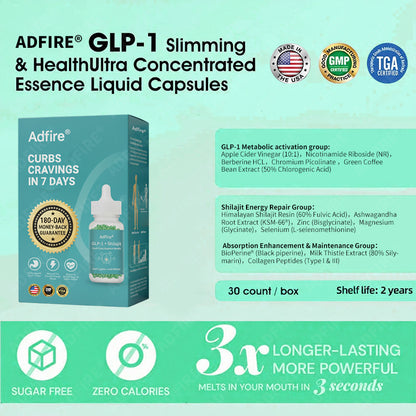 Adfire®🔥GLP-1+Shilajit Super Concentrated Essence Beads