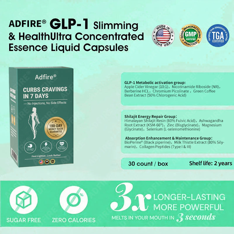 Adfire®🔥GLP-1+Shilajit Super Concentrated Essence Beads