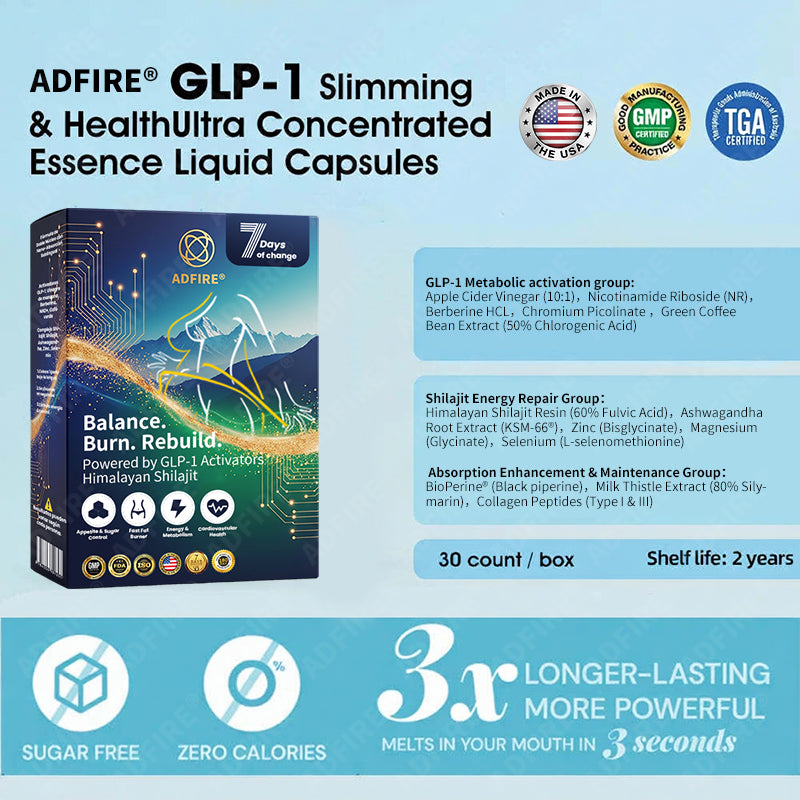 Adfire®🔥GLP-1+Shilajit Super Concentrated Essence Beads