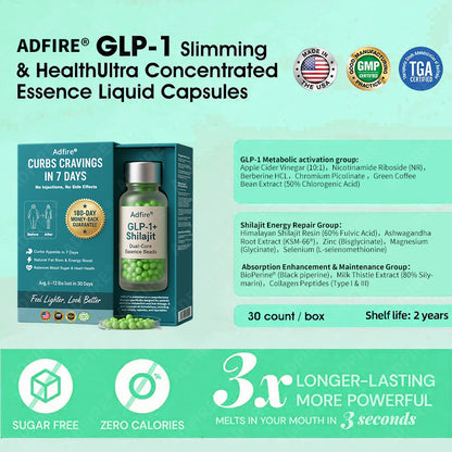 Adfire®🔥GLP-1+Shilajit Super Concentrated Essence Beads