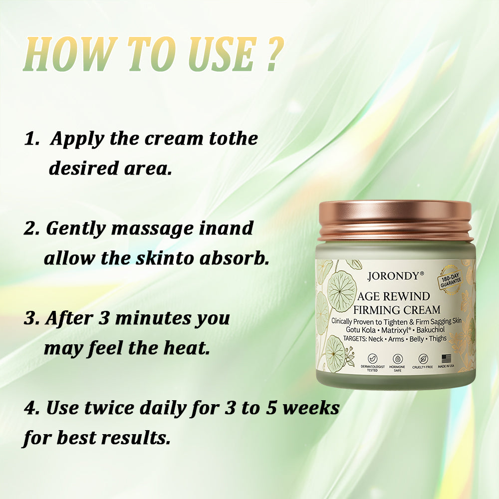 Jorondy® Firming Cream——Visibly Firms in Just 21 Days – Without Surgery or Irritation