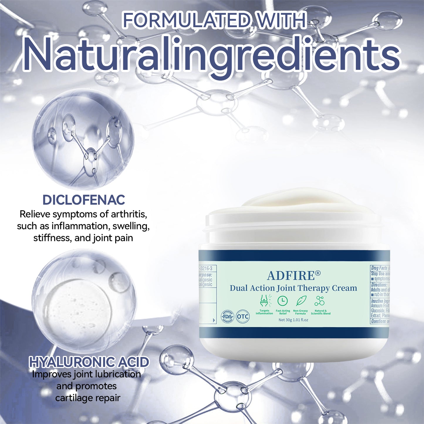ADFIRE™ Dual Action Joint Therapy Cream