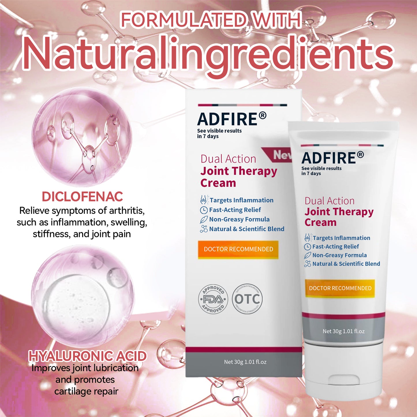 ADFIRE™ Dual Action Joint Therapy Cream
