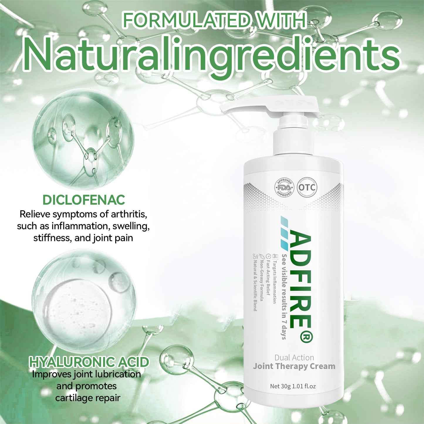 ADFIRE™ Dual Action Joint Therapy Cream