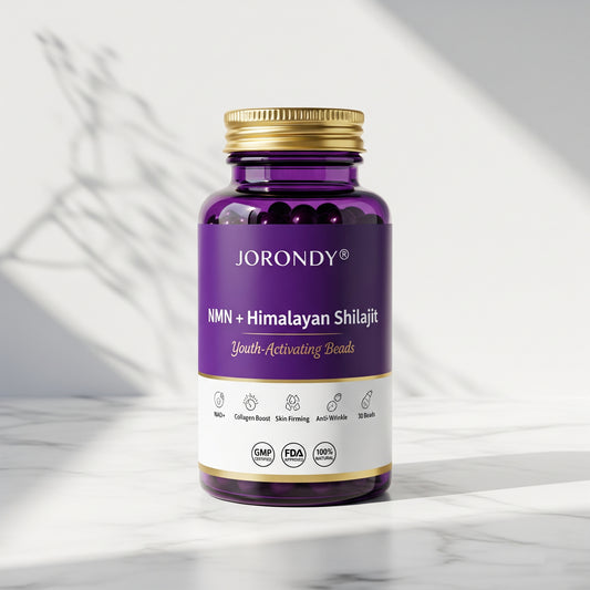 Jorondy® NMN + Shilajit Youth-Activating Essence Beads Sublingual Beauty Revolution – Fight Aging from Within