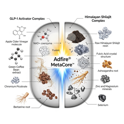 𝐀𝐝𝐟𝐢𝐫𝐞® 𝐆𝐋𝐏-𝟏 + 𝐒𝐡𝐢𝐥𝐚𝐣𝐢𝐭 𝐃𝐮𝐚𝐥-𝐂𝐨𝐫𝐞 𝐌𝐞𝐭𝐚𝐛𝐨𝐥𝐢𝐜 & 𝐑𝐞𝐬𝐭𝐨𝐫𝐚𝐭𝐢𝐨𝐧 𝐔𝐥𝐭𝐫𝐚-𝐂𝐨𝐧𝐜𝐞𝐧𝐭𝐫𝐚𝐭𝐞𝐝 𝐄𝐬𝐬𝐞𝐧𝐜𝐞 𝐁𝐞𝐚𝐝𝐬 — 𝐒𝐜𝐢𝐞𝐧𝐭𝐢𝐟𝐢𝐜 𝐅𝐚𝐭 𝐁𝐮𝐫𝐧 × 𝐇𝐞𝐫𝐛𝐚𝐥 𝐑𝐞𝐣𝐮𝐯𝐞𝐧𝐚𝐭𝐢𝐨𝐧, 𝐅𝐮𝐥𝐥𝐲 𝐀𝐜𝐭𝐢𝐯𝐚𝐭𝐢𝐧𝐠 𝐭𝐡𝐞 𝐁𝐨𝐝𝐲’𝐬 𝐌𝐞𝐭𝐚𝐛𝐨𝐥𝐢𝐜 𝐒𝐲𝐬𝐭𝐞𝐦 (✅ 𝐁𝐥𝐨𝐨𝐝 𝐒𝐮𝐠𝐚𝐫 𝐂𝐨𝐧𝐭𝐫𝐨𝐥, 𝐅𝐚𝐭 𝐋𝐨𝐬𝐬, 𝐇𝐞𝐚𝐫𝐭 𝐇𝐞𝐚𝐥𝐭𝐡, 𝐀𝐧𝐭𝐢-𝐀𝐠𝐢𝐧𝐠)